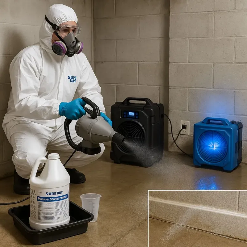 Sanitization and Odor Removal process in Danvers, MA