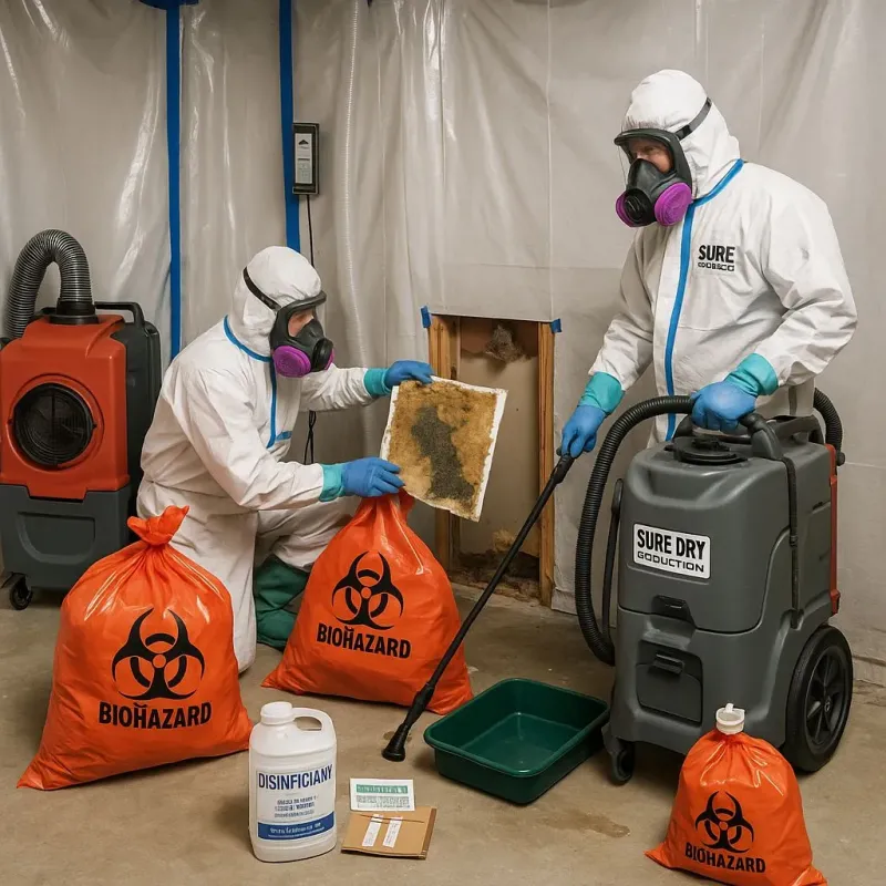 Contaminated Water Handling Protocols process in Danvers, MA