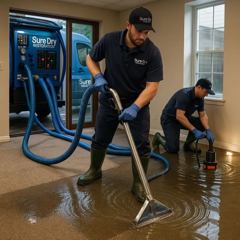 Water Extraction and Removal process in Danvers, MA